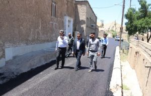 آسفالت خیابانی که سال‌ها خاکی بود/ خیابان سعدی محله کلگه بعد از سالها آسفالت شد