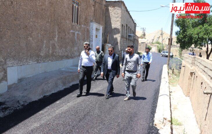 آسفالت خیابانی که سال‌ها خاکی بود/ خیابان سعدی محله کلگه بعد از سالها آسفالت شد