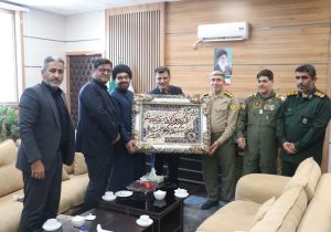 دیدار فرماندار و سرپرست شهرداری مسجدسلیمان با رئیس دادگستری و دادستان شهرستان به مناسبت هفته قوه قضاییه