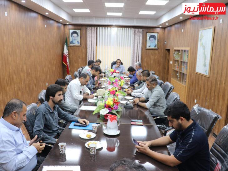 جلسه بررسی و تسریع در اجرای پروژه های عمرانی شهرداری مسجدسلیمان برگزار شد