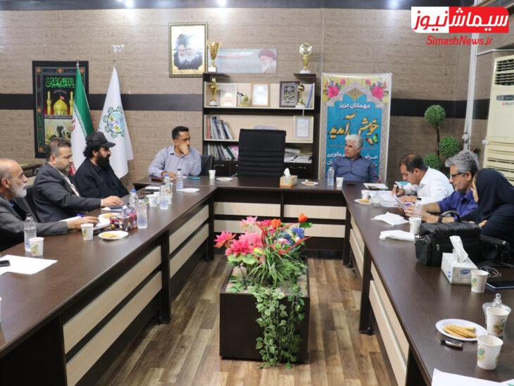 نشست مشترک شهردار و اعضای شورای شهر با رئیس اداره میراث فرهنگی مسجدسلیمان