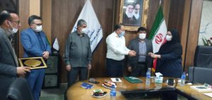 مراسم تودیع و معارفه مدیر شبکه بهداشت و درمان شهرستان مسجدسلیمان برگزار گردید